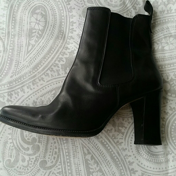 Italian leather booties - Picture 2 of 5